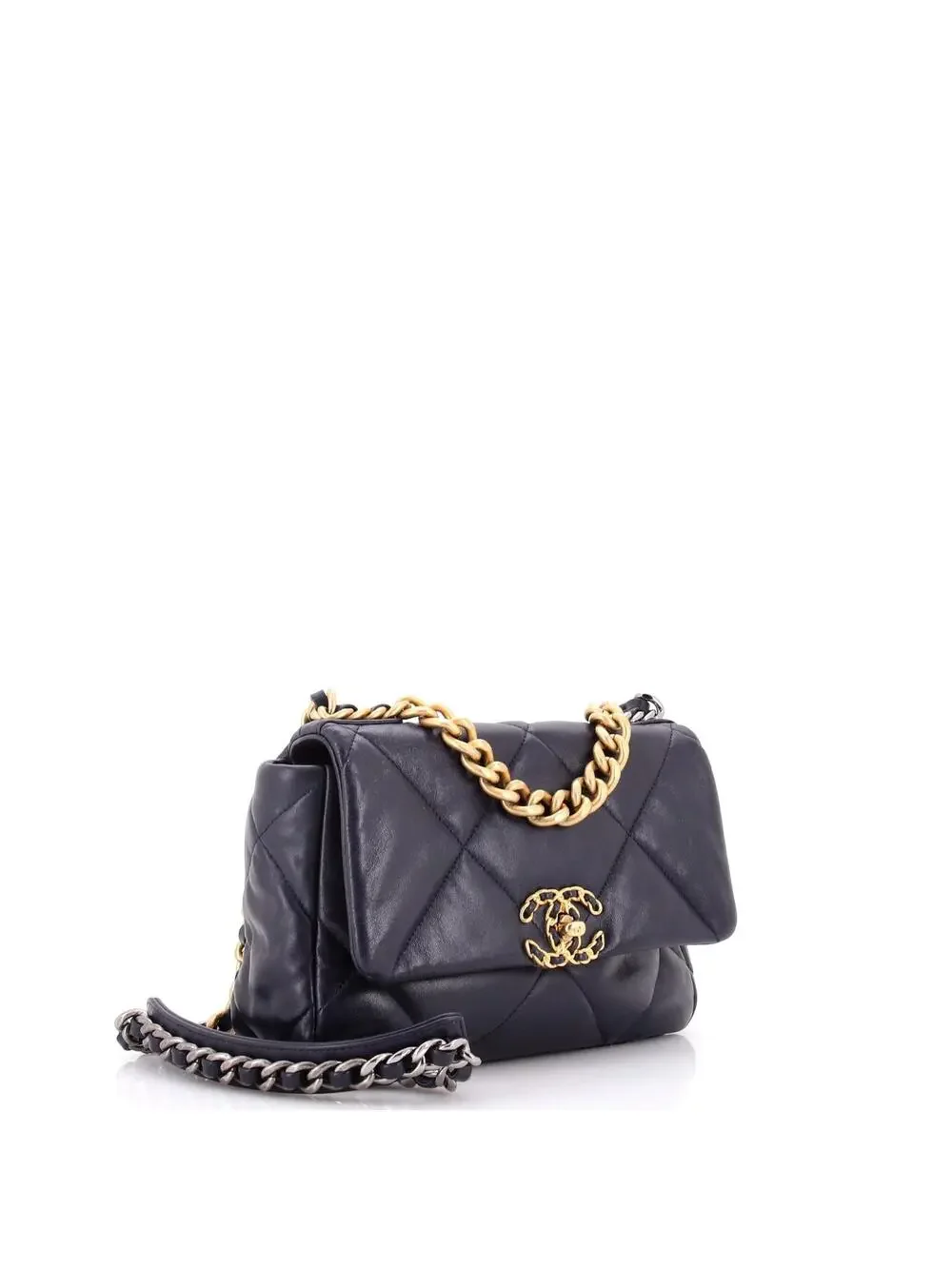 Chanel 19 Flap Bag Quilted Leather #281441C49B - Picture 2 of 6